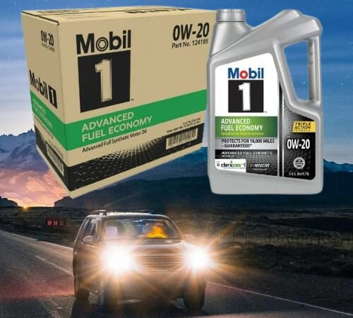 Mobil 1 Advanced Fuel Economy Full Synthetic Motor Oil, 3-Pack $66.88 Shipped Free (Reg. $89.88) – $22.29 Each