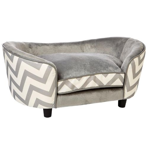 Enchanted Home Pet Snuggle Grey Sofa Bed, 26.5x16x16-Inch $50 Shipped Free (Reg. $140) – 2.6K+ FAB Ratings!
