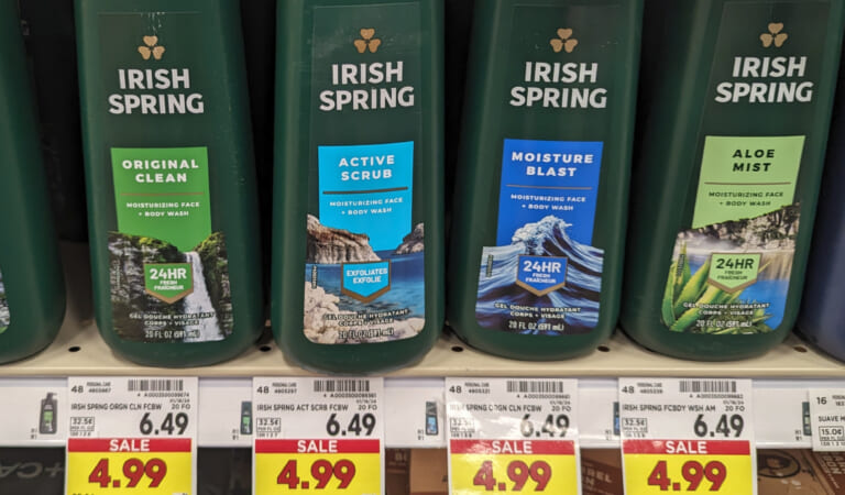 Irish Spring Body Wash As Low As $1.99 At Kroger (Regular Price $6.49)