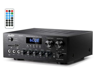 Moukey Bluetooth Stereo Amplifier Receiver for $45 + free shipping