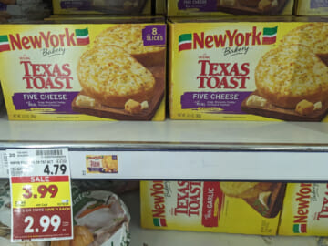 New York Bakery Frozen Bread As Low As $2.24 At Kroger – Less Than Half Price