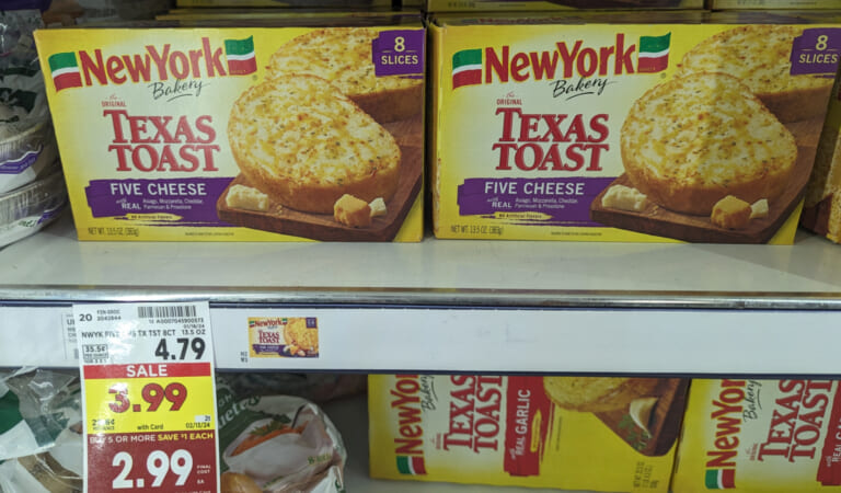 New York Bakery Frozen Bread As Low As $2.24 At Kroger – Less Than Half Price
