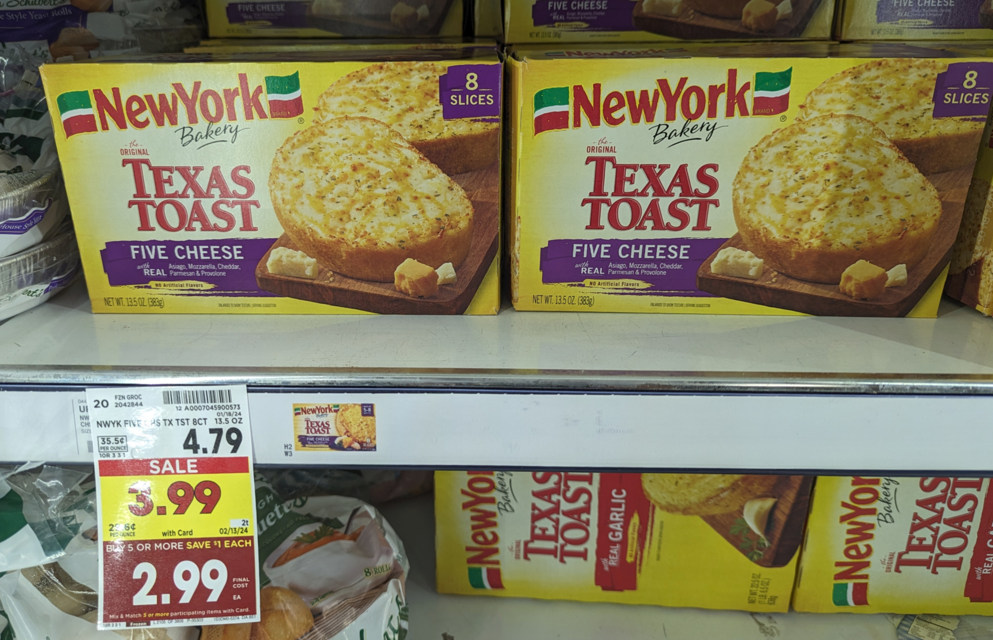 New York Bakery Frozen Bread As Low As $2.24 At Kroger – Less Than Half Price