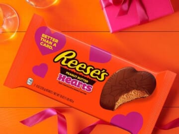 REESE’S Milk Chocolate Peanut Butter Hearts 2-Count Candies $11.89 (Reg. $14) – $5.95 Each – Valentine’s Day Candy
