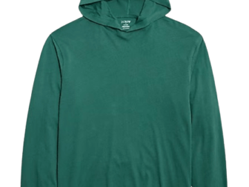 J.Crew Factory Men's Washed Jersey Hoodie for $10 + free shipping w/ $99