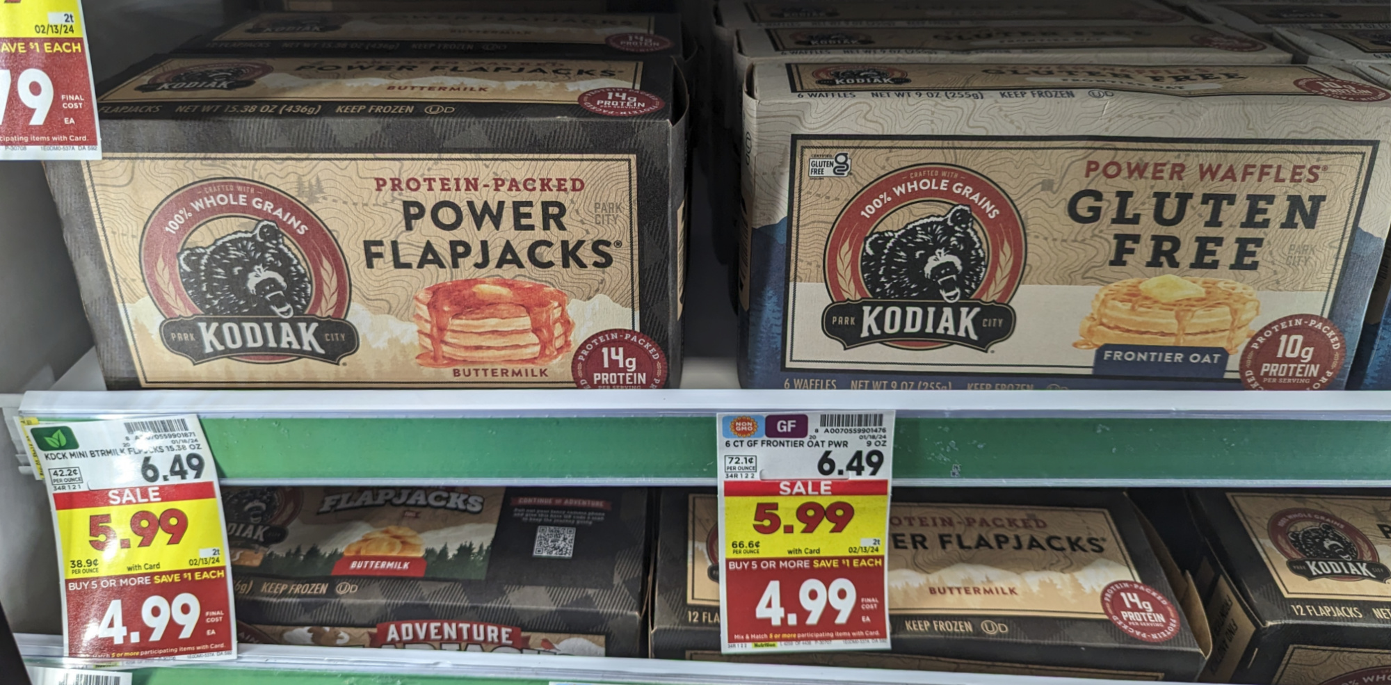 Kodiak Power Waffles Or Flapjacks As Low As $3.99 At Kroger