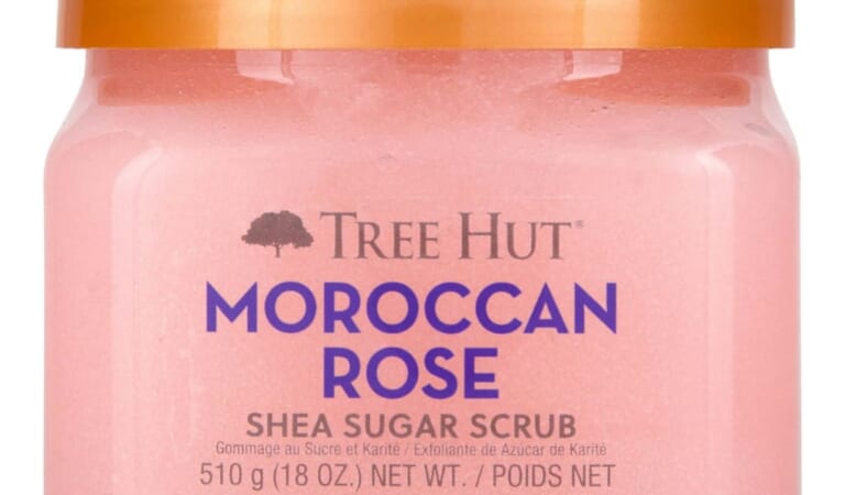 Tree Hut 18-oz. Shea Sugar Scrub Moroccan Rose for $8 + free shipping w/ $35