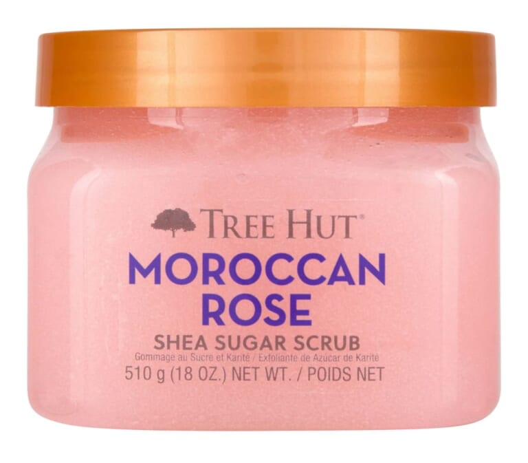 Tree Hut 18-oz. Shea Sugar Scrub Moroccan Rose for $8 + free shipping w/ $35