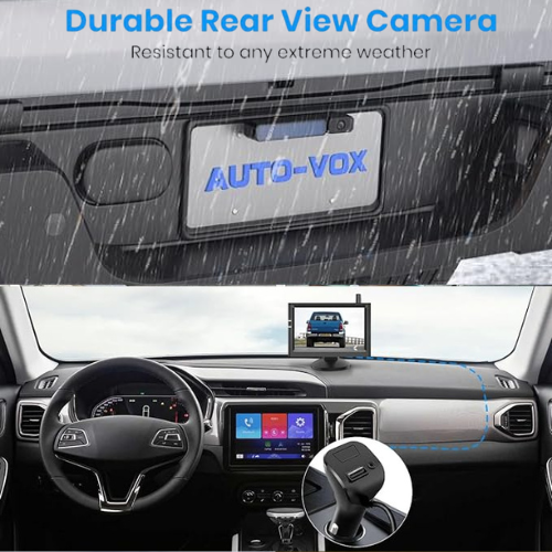 Solar Wireless Backup Camera with Monitor $90 After Coupon + Code (Reg. $150) + Free Shipping