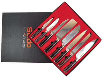 Seido Japanese Master Chef's 8-Piece Knife Set for $120 + $9.99 s&h