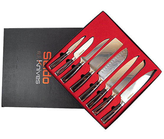 Seido Japanese Master Chef's 8-Piece Knife Set for $120 + $9.99 s&h
