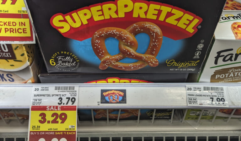 SuperPretzel Soft Pretzels As Low As $1.04 At Kroger