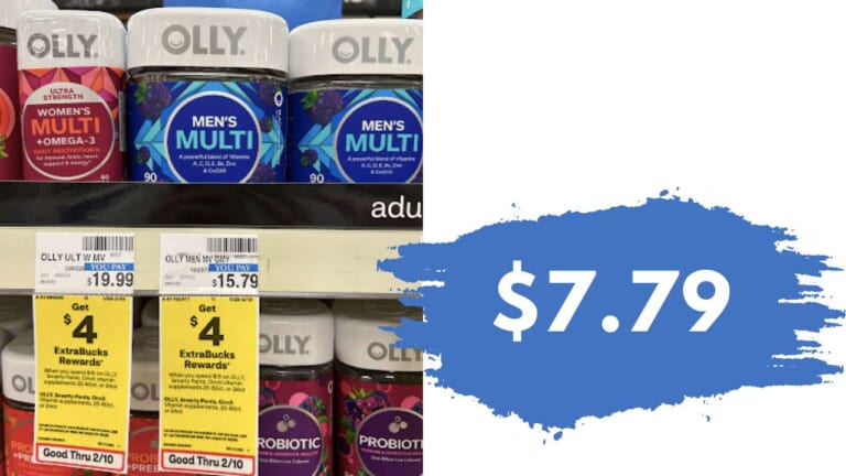 $7.79 Olly Vitamin Gummies at CVS (reg. $15.79)