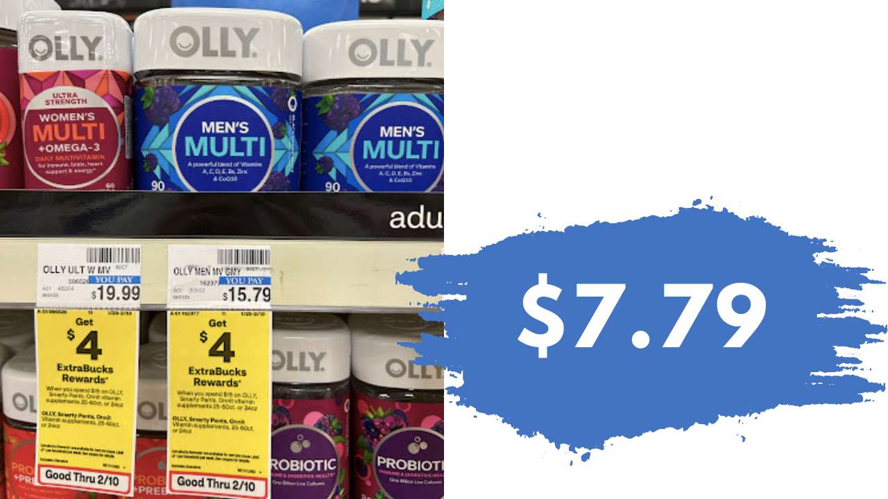 $7.79 Olly Vitamin Gummies at CVS (reg. $15.79)