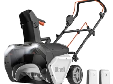 Litheli U20 2x20V Cordless Electric Snow Blower for $240 + free shipping