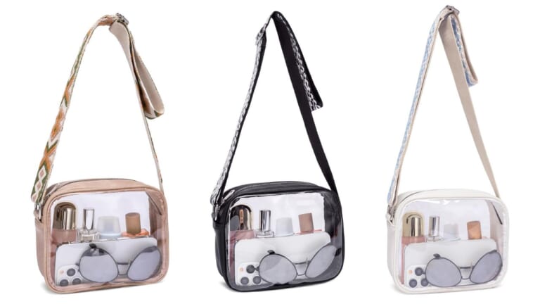 CLUCI Clear Crossbody Bags $12.99 With Amazon Coupon