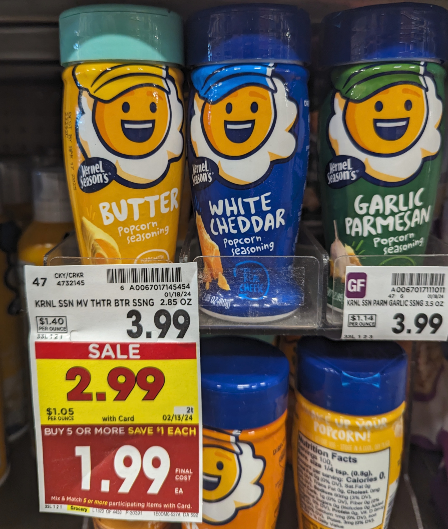 Get Kernel Season’s Popcorn Seasoning As Low As $1.49 At Kroger