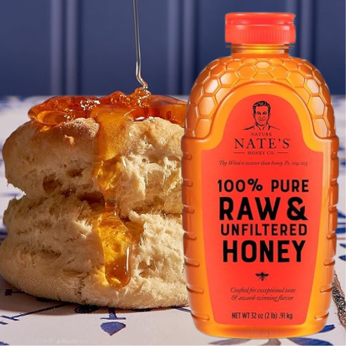 Nate’s 100% Pure, Raw & Unfiltered Honey, 32oz as low as $7.14 Shipped Free (Reg. $10.63)