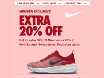 Nike | Extra 20% Off Select Styles