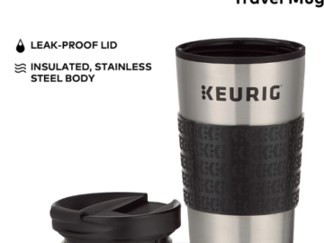 Keurig Stainless Steel Travel Mug, 12 Oz $7.99 (Reg. $10)