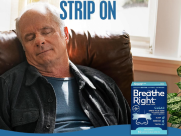 Breathe Right 30-Count Large Clear Nasal Strips as low as $8.39 After Coupon (Reg. $14) + Free Shipping – 28¢/Strip