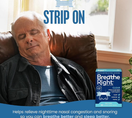 Breathe Right 30-Count Large Clear Nasal Strips as low as $8.39 After Coupon (Reg. $14) + Free Shipping – 28¢/Strip