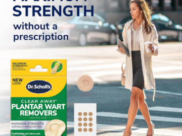 Dr. Scholl’s 24-Count Clear Away Plantar Wart Remover Discs as low as $7.97 Shipped Free (Reg. $10) – 33¢/Disc