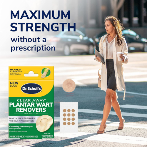 Dr. Scholl’s 24-Count Clear Away Plantar Wart Remover Discs as low as $7.97 Shipped Free (Reg. $10) – 33¢/Disc