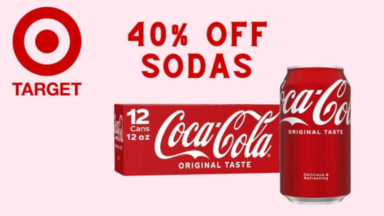 40% Off Soda 12 Packs at Target