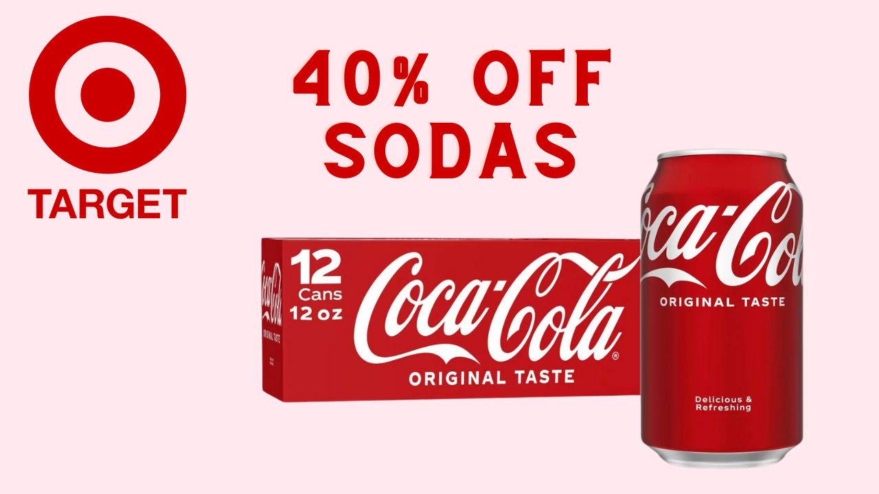 40% Off Soda 12 Packs at Target