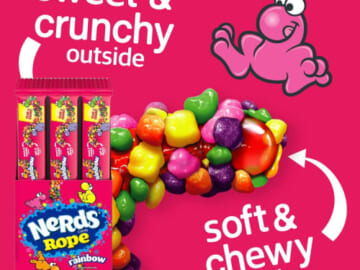 Nerds Rope Candy, Rainbow, 24-Pack as low as $13.59 Shipped Free (Reg. $18) – $0.57 each