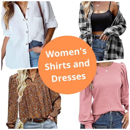 Women’s Shirts and Dresses from $15.99 (Reg. $49.99+)