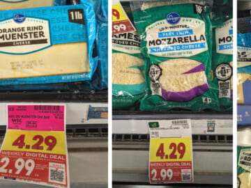Kroger Cheese Just $2.99 Per Package