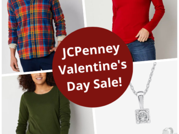 JCPenney Valentine’s Day Sale with code from $7.19 (Reg. $17) – thru 2/14!