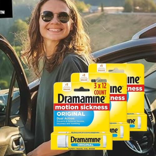 Dramamine Original Motion Sickness Relief Tablets, 36-Count as low as $5.78 After Coupon (Reg. $15) + Free Shipping – 16¢/Tablet