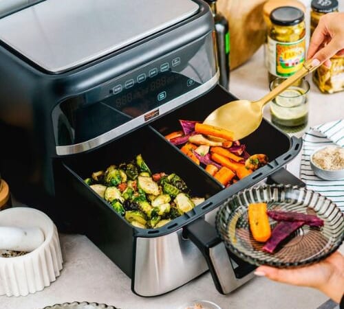 Today Only! Bella Pro Series 9-Qt Digital Air Fryer w/ Dual Flex Basket $70 Shipped Free (Reg. $180)