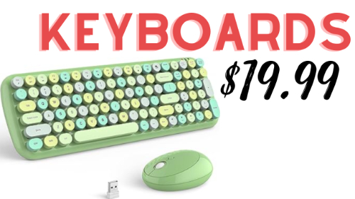 Wireless Keyboard & Mouse Bundles – 50% off on Amazon!