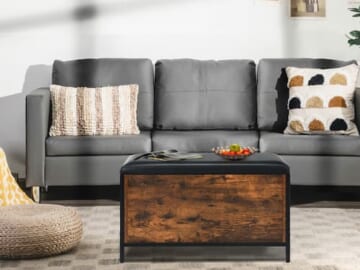 Padded Wooden Storage Bench