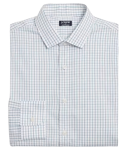 J.Crew Factory Men's Slim Performance Dress Shirt for $16 + free shipping w/ $99