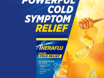 Theraflu 6-Count Multi-Symptom Honey Lemon Flavors Powder Packets as low as $5.82 when you buy 4 (Reg. $8) + Free Shipping – 97¢/Packet