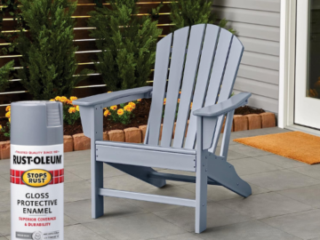 Rust-Oleum Gloss Smoke Gray Stops Rust Spray Paint, 12 Oz as low as $2.82 Shipped Free (Reg. $8)