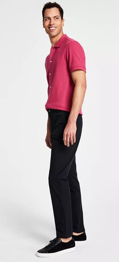 Calvin Klein Men's Slim Fit Tech Solid Performance Dress Pants for $30 + free shipping