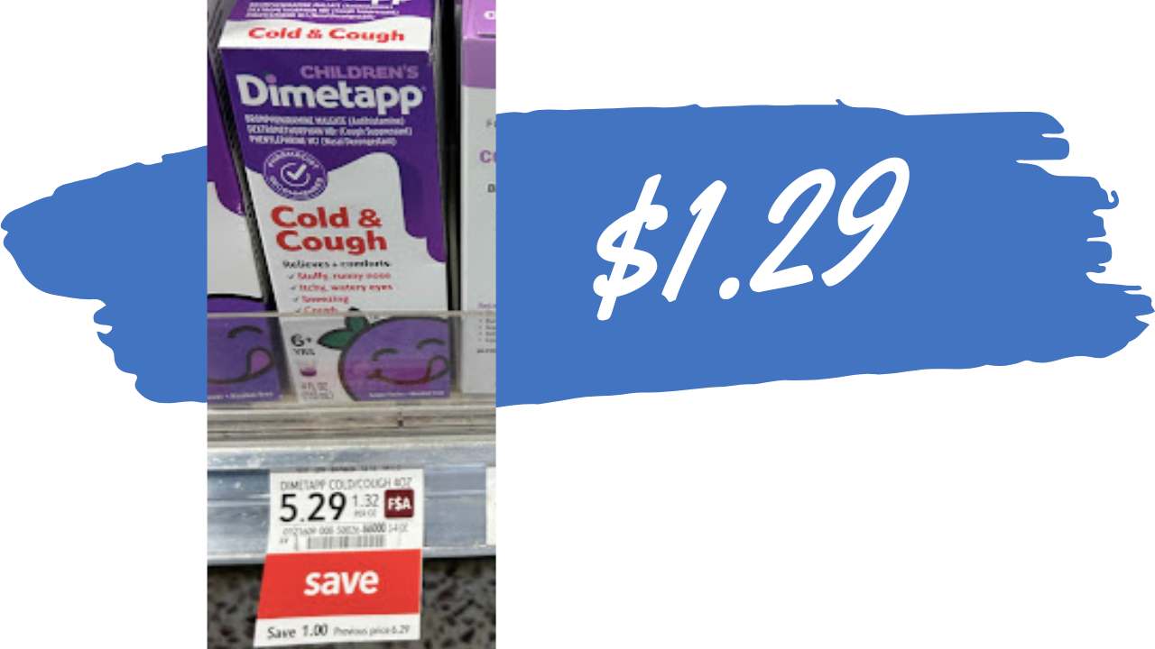 $1.29 Dimetapp at Publix