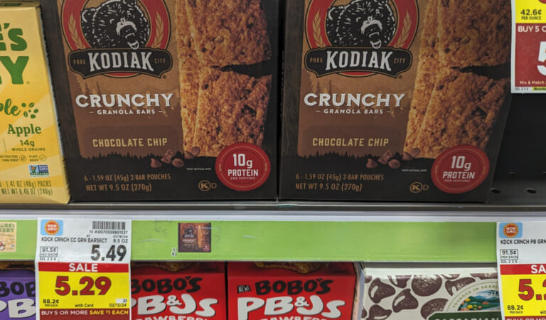 Kodiak Granola Bars As Low As $3.29 At Kroger (Regular Price $5.49)