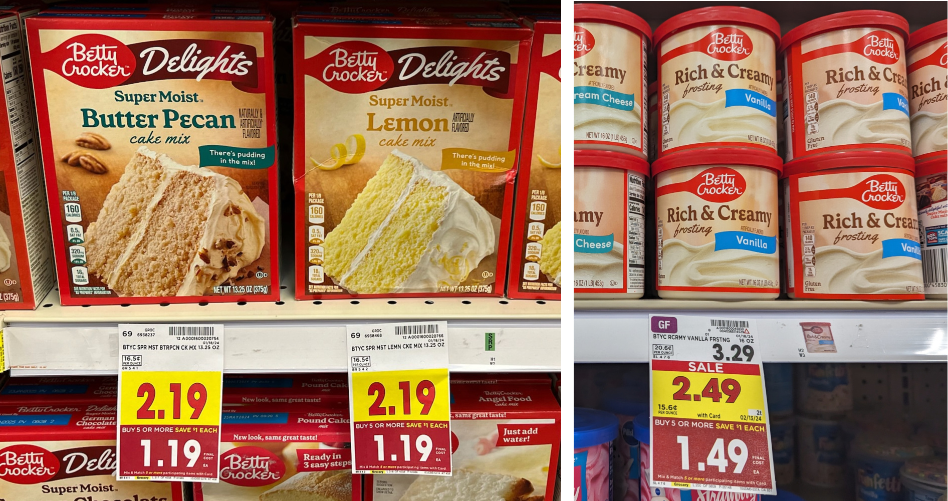 Grab A Deal On Betty Crocker Cake Mix & Frosting – As Low As 69¢ At Kroger