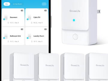 Create a comprehensive water leak monitoring system for your entire home with this WiFi Water Leak Detector, 4-Pack for just $49.99 Shipped Free (Reg. $89.99) – $12.50 each!