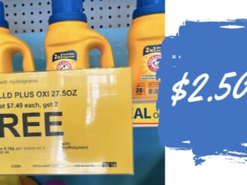 $2.50 Arm & Hammer Laundry Detergent, No Coupons Needed!