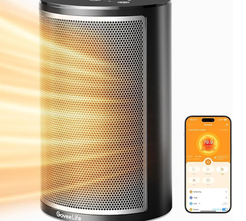 Upgrade your heating experience with GoveeLife Smart Space Heater for just $34.99 After Coupon (Reg. $49.99)