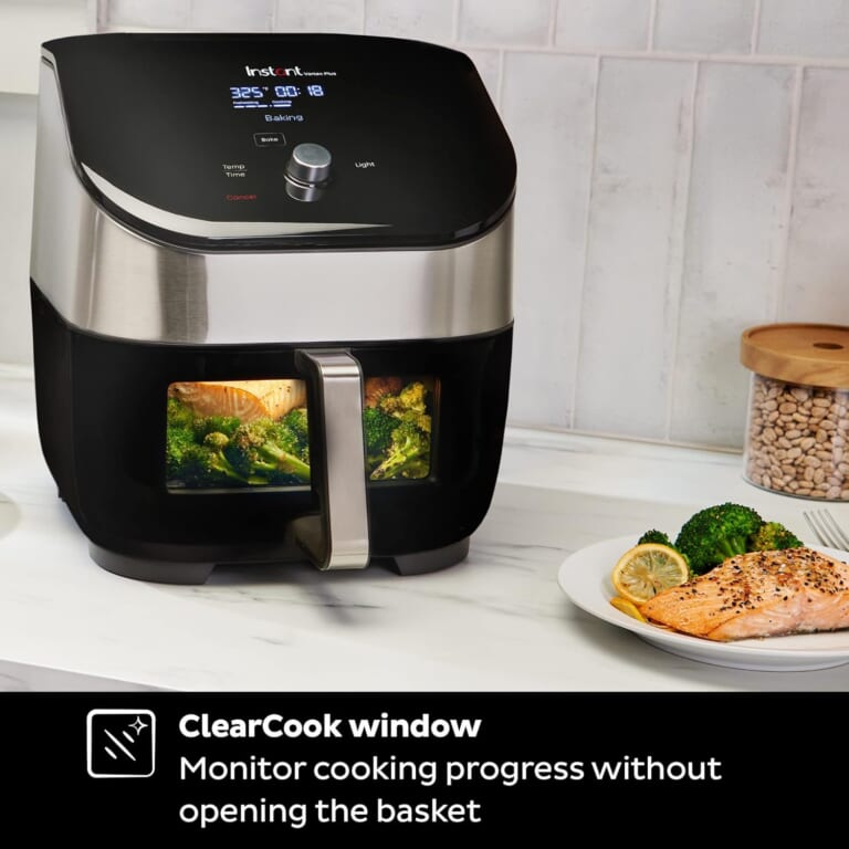 Instant Vortex Plus 6-in-1 6QT Air Fryer $72 Shipped Free (Reg. $170) –  with Odor Erase Technology & 100+ In-App Recipes