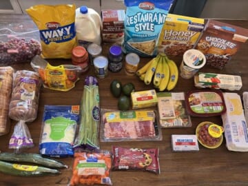 Gretchen’s $129 Grocery Shopping Trip and Weekly Menu Plan for 6